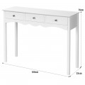3-Drawers Hall Console Table for Entryway - Gallery View 21 of 34