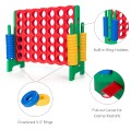 Jumbo 4-to-Score Giant Game Set with 42 Jumbo Rings and Quick-Release Slider