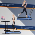 2-in-1 Folding Treadmill with Remote Control and LED Display - Gallery View 57 of 70