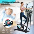 Magnetic Elliptical Machine Cross Trainer with Display Pulse Sensor 8-Level - Gallery View 11 of 13