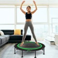 47 Inch Folding Trampoline with Safety Pad of Kids and Adults for Fitness Exercise - Gallery View 1 of 27