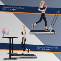 2-in-1 Folding Treadmill with Remote Control and LED Display - Gallery View 17 of 70