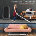 2-in-1 Folding Treadmill with Remote Control and LED Display - Gallery View 12 of 70
