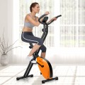Folding Magnetic Upright Exercise Indoor Cycling Stationary Bike for Gym Cardio - Gallery View 1 of 12