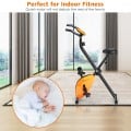 Folding Magnetic Upright Exercise Indoor Cycling Stationary Bike for Gym Cardio - Gallery View 12 of 12