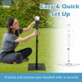 36 Inch Adjustable Heavy Duty Batting Tee for Baseball - Gallery View 8 of 10
