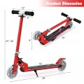 Folding Aluminum Kids Kick Scooter with LED - Gallery View 26 of 34