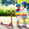 Folding Aluminum Kids Kick Scooter with LED - Gallery View 23 of 34