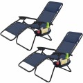 2 Pieces Folding Lounge Chair with Zero Gravity - Gallery View 28 of 55