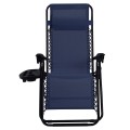 2 Pieces Folding Lounge Chair with Zero Gravity - Gallery View 30 of 55