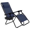 2 Pieces Folding Lounge Chair with Zero Gravity - Gallery View 29 of 55