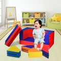 8-Piece 4-in-1 Kids Climb and Crawl Foam Playset - Gallery View 18 of 23