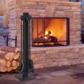 5 Pieces Fireplace Iron Fire Place Tool Set  - Gallery View 1 of 8