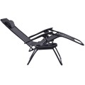 2 Pieces Folding Lounge Chair with Zero Gravity - Gallery View 8 of 55