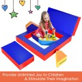 8-Piece 4-in-1 Kids Climb and Crawl Foam Playset - Gallery View 20 of 23