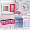 Wood Kitchen Toy Kids Cooking Pretend Play Set - Gallery View 9 of 11