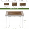 58 x 28 Inch Universal Tabletop for Standard and Standing Desk Frame - Gallery View 27 of 35
