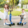 2-in-1 Kids Kick Scooter with Flash Wheels for Girls and Boys from 1.5 to 6 Years Old - Gallery View 11 of 30
