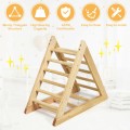 Wooden Triangle Climber for Toddler Step Training - Gallery View 2 of 12
