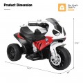 6V Kids 3 Wheels Riding BMW Licensed Electric Motorcycle - Gallery View 20 of 24