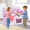 Kids Wooden Kitchen Toy Strawberry Pretend Cooking Playset - Gallery View 1 of 9