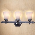 24 Inch 3-Light LED Vanity Fixture Polished Chrome Wall Sconces - Gallery View 1 of 9