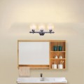 24 Inch 3-Light LED Vanity Fixture Polished Chrome Wall Sconces - Gallery View 2 of 9