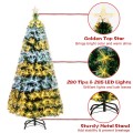 7 Feet Double-color Lights Fiber Optic Christmas Tree - Gallery View 5 of 12