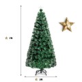 7 Feet Double-color Lights Fiber Optic Christmas Tree - Gallery View 4 of 12