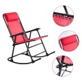 Outdoor Patio Headrest Folding Zero Gravity Rocking Chair - Gallery View 27 of 53