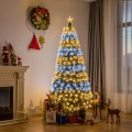 7 Feet Double-color Lights Fiber Optic Christmas Tree - Gallery View 1 of 12