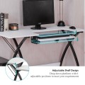 Sewing Craft Table Computer Desk with Adjustable Platform - Gallery View 9 of 11