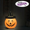 4 Feet Halloween Inflatable Pumpkin Lantern with Hat - Gallery View 8 of 12