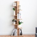 7-Tier Wooden Bookshelf with 8 Open Well-Arranged Shelves - Gallery View 1 of 60